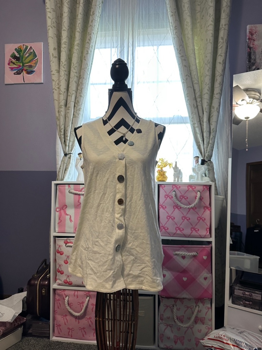NWT Soft surrounding vest beige S